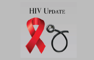 HIV red ribbon and stetoscope